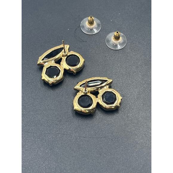 Kate spade New York Desert Stone Cluster Black Glass Gold Tone Stud
Earrings - Picture 8 of 14